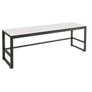 Cal-Mil Monterey 64 1/2" x 18" x 24 1/4" White Nesting Merchandising Table