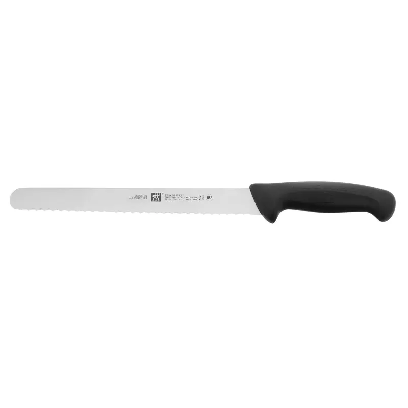 ZWILLING 32202-254 Zwilling TWIN Master 9.5" Serrated Slicer - Blac...