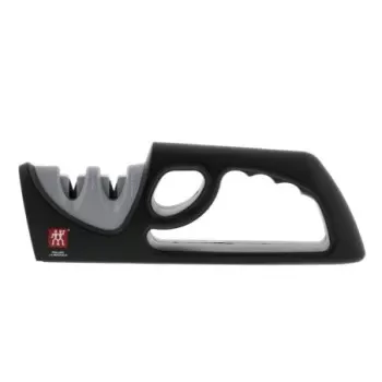 ZWILLING 32602-000 Zwilling 2-stage Pull-Through Sharpener-Gray