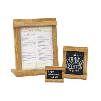 Cal-Mil Aspen 10 3/4" x 5 1/2" x 14 1/4" Sign Holder