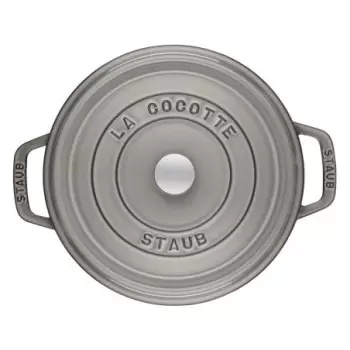 STAUB 1101418 Staub 0.75-qt Round Dutch Oven - Graphite Grey
