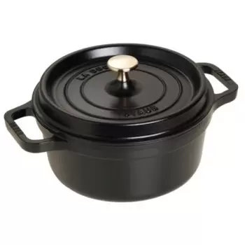 STAUB 1102225 Staub 2.75-qt Round Dutch Oven - Black