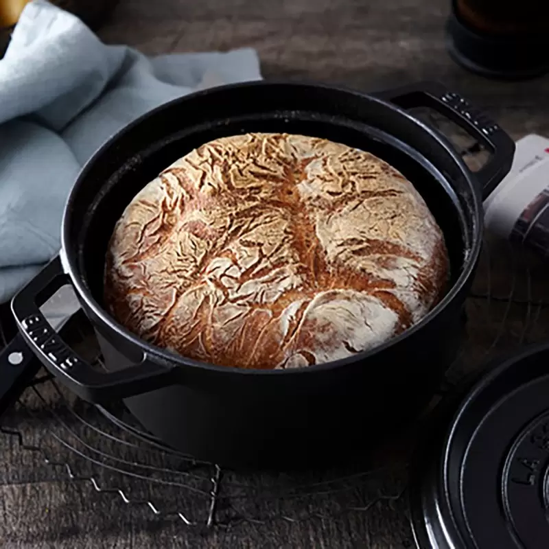 STAUB 1102225 Staub 2.75-qt Round Dutch Oven - Black