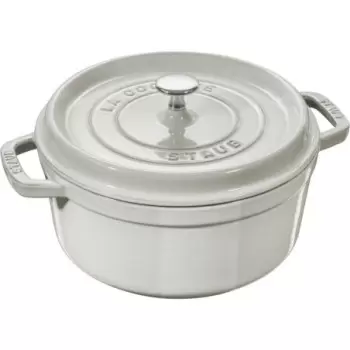 STAUB 11022107 Staub 2.75-qt Round Dutch Oven - White Truffle