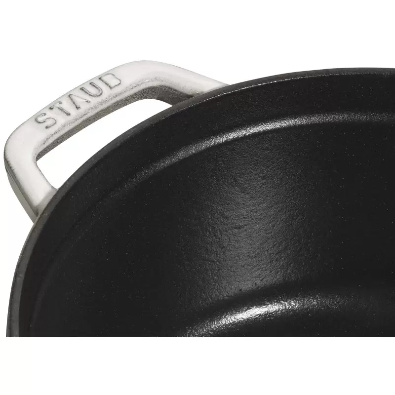 STAUB 11022107 Staub 2.75-qt Round Dutch Oven - White Truffle