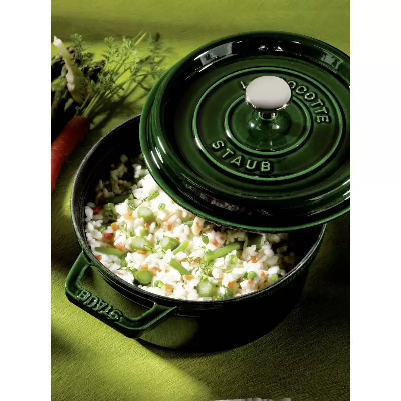 STAUB 1102285 Staub 2.75-qt Round Dutch Oven - Basil