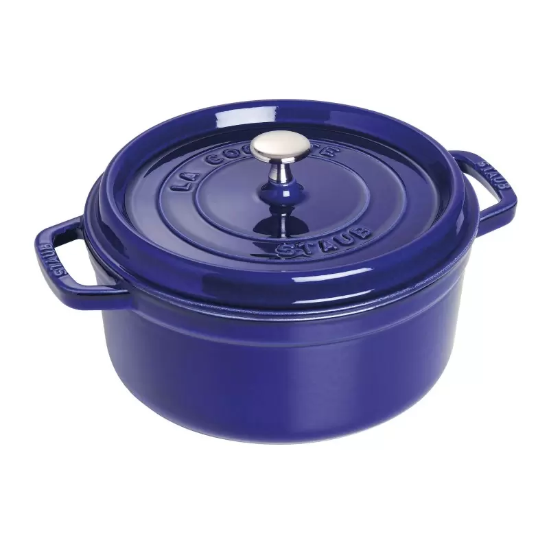 STAUB 1102291 Staub 2.75-qt Round Dutch Oven - Dark Blue