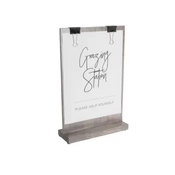 Cal-Mil Aspen 8 1/2" x 11" Clipboard Sign Holder