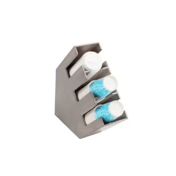 Cal-Mil Aspen 3-Section Countertop Cup and Lid Organizer