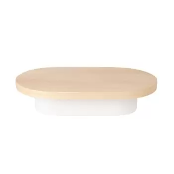 Cal-Mil Blonde Oval Riser Display - 10" x 18" x 3"