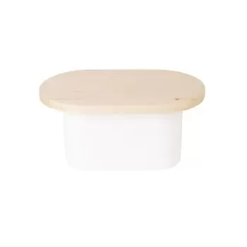 Cal-Mil Blonde Oval Riser Display - 10" x 18" x 7"