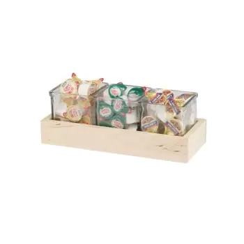 Cal-Mil Blonde Condiment Organizer - Glass