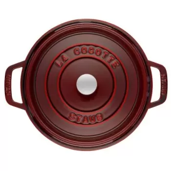 STAUB 1102287 Staub 2.75-qt Round Dutch Oven - Grenadine