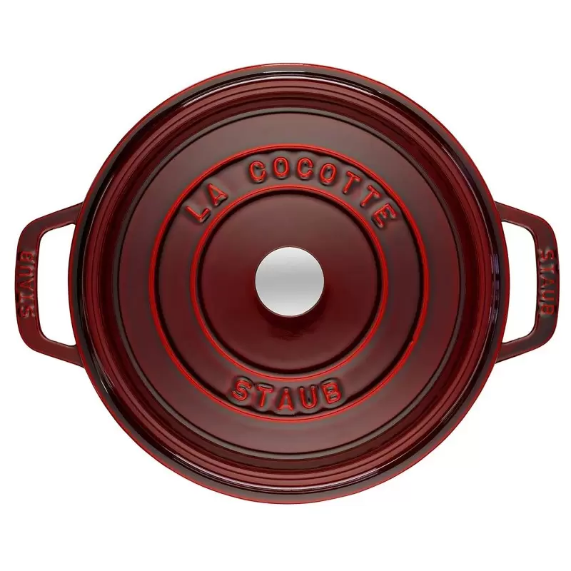 STAUB 1102287 Staub 2.75-qt Round Dutch Oven - Grenadine