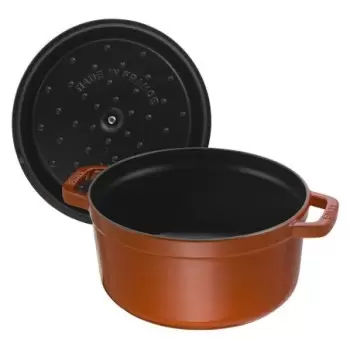 STAUB 11022806 Staub 2.75-qt Round Dutch Oven - Burnt Orange