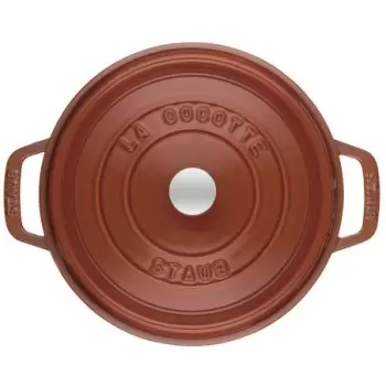 STAUB 11022806 Staub 2.75-qt Round Dutch Oven - Burnt Orange
