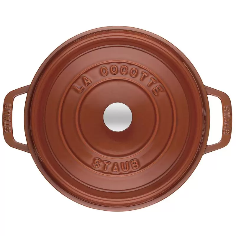STAUB 11022806 Staub 2.75-qt Round Dutch Oven - Burnt Orange