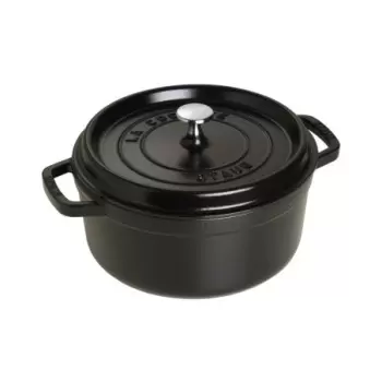 STAUB 1102425 Staub 4-qt Round Dutch Oven - Black
