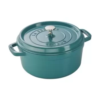 STAUB 11024105 Staub 4-qt Round Dutch Oven - Turquoise