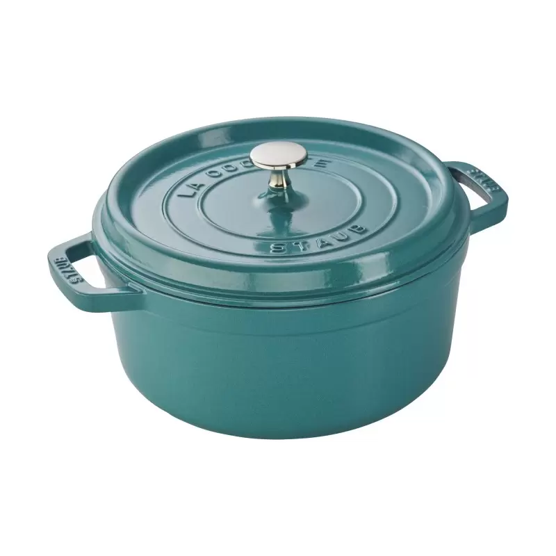 STAUB 11024105 Staub 4-qt Round Dutch Oven - Turquoise