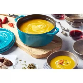 STAUB 11024105 Staub 4-qt Round Dutch Oven - Turquoise