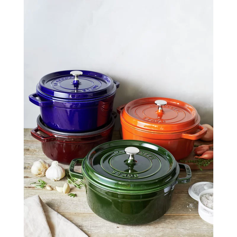 STAUB 1102485 Staub 4-qt Round Dutch Oven - Basil