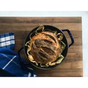 STAUB 1102491 Staub 4-qt Round Dutch Oven - Dark Blue