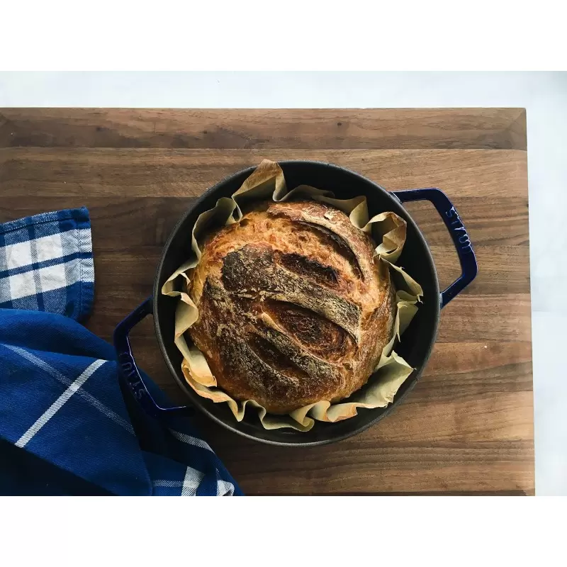 STAUB 1102491 Staub 4-qt Round Dutch Oven - Dark Blue