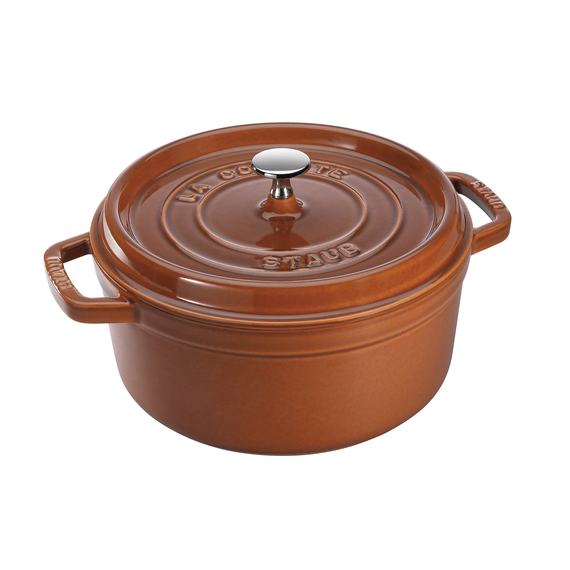 STAUB 11024806 Staub 4-qt Round Dutch Oven - Burnt Orange
