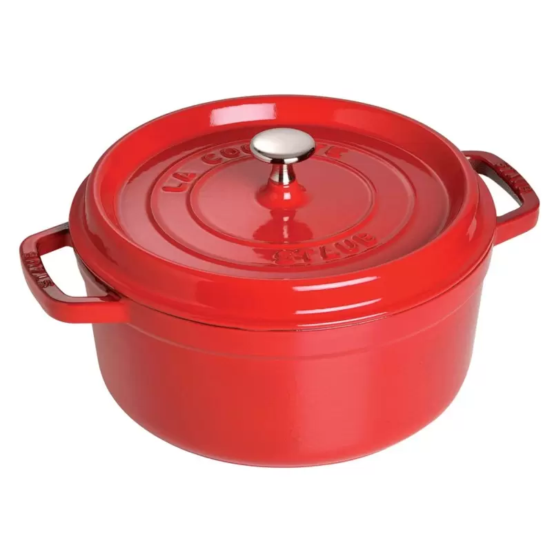 STAUB 1102606 Staub 5.5-qt Round Dutch Oven - Cherry