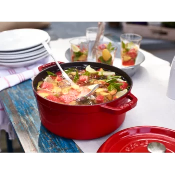 STAUB 1102606 Staub 5.5-qt Round Dutch Oven - Cherry