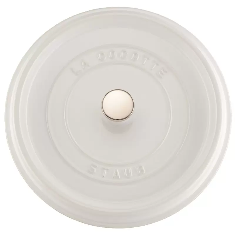 STAUB 1102602 Staub 5.5-qt Round Dutch Oven - White