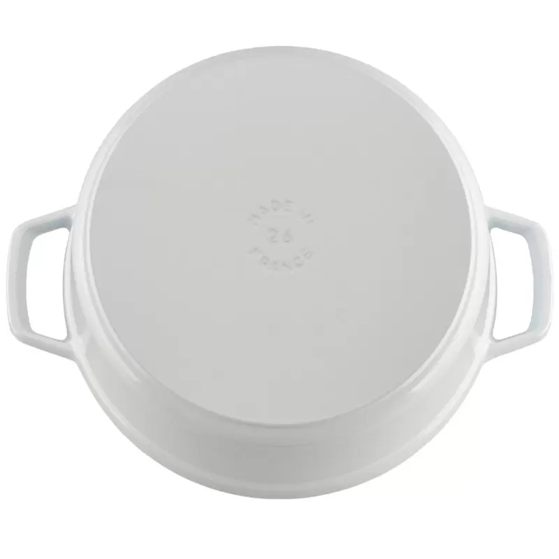 STAUB 1102602 Staub 5.5-qt Round Dutch Oven - White