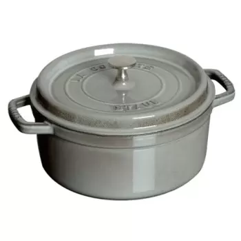 STAUB 1102618 Staub 5.5-qt Round Dutch Oven - Graphite Grey