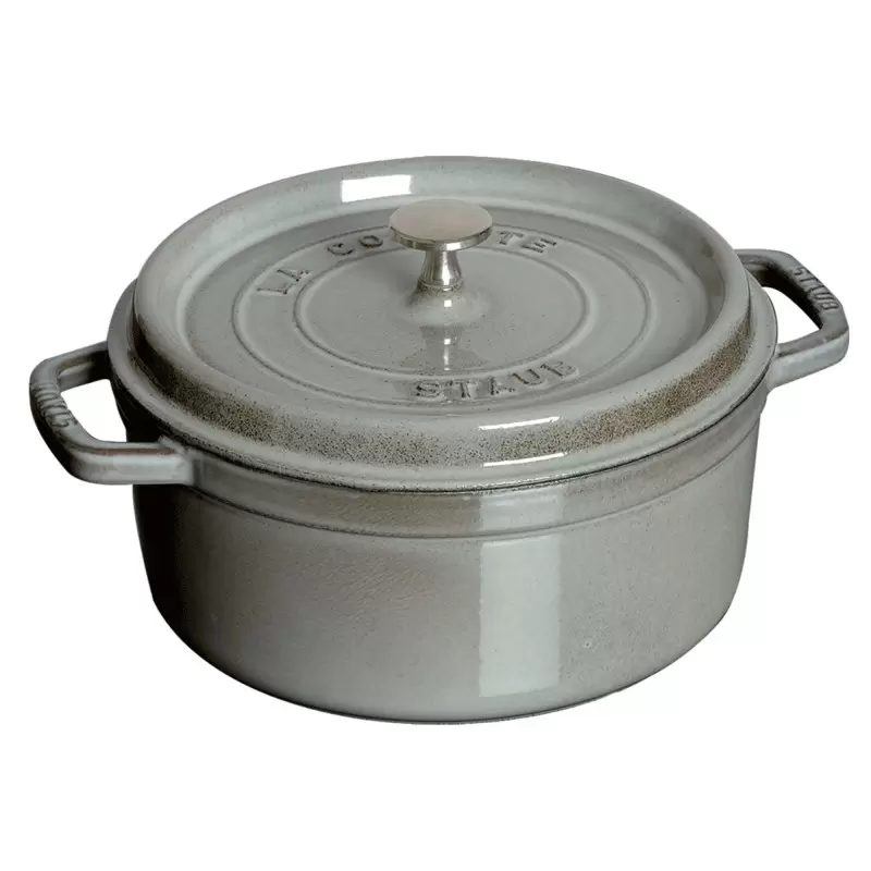 STAUB 1102618 Staub 5.5-qt Round Dutch Oven - Graphite Grey