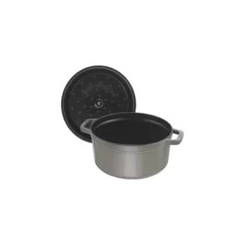 STAUB 1102618 Staub 5.5-qt Round Dutch Oven - Graphite Grey