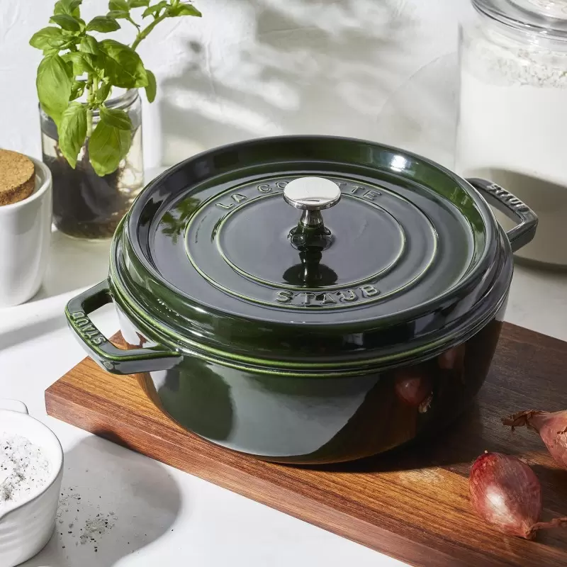 STAUB 1102685 Staub 5.5-qt Round Dutch Oven - Basil