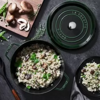STAUB 1102685 Staub 5.5-qt Round Dutch Oven - Basil