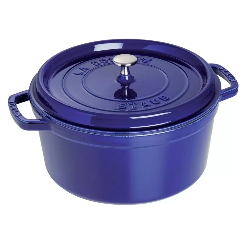 STAUB 1102691 Staub 5.5-qt Round Dutch Oven - Dark Blue