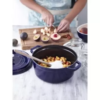 STAUB 1102691 Staub 5.5-qt Round Dutch Oven - Dark Blue