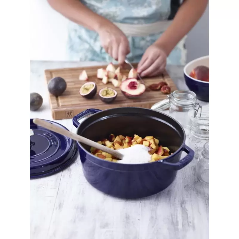 STAUB 1102691 Staub 5.5-qt Round Dutch Oven - Dark Blue