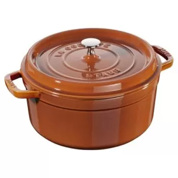 STAUB 11026806 Staub 5.5-qt Round Dutch Oven - Burnt Orange
