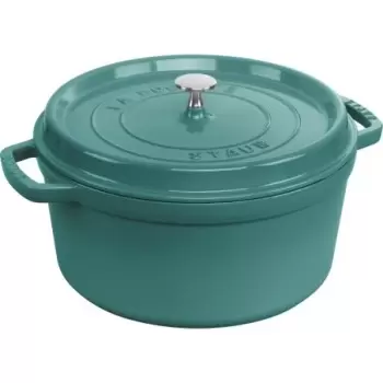 STAUB 11028105 Staub 7-qt Round Dutch Oven - Turquoise NEW