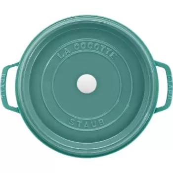 STAUB 11028105 Staub 7-qt Round Dutch Oven - Turquoise NEW
