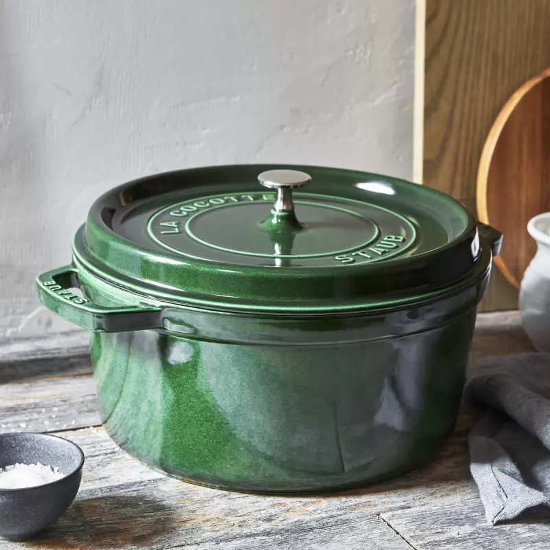 STAUB 1102885 Staub 7-qt Round Dutch Oven - Basil