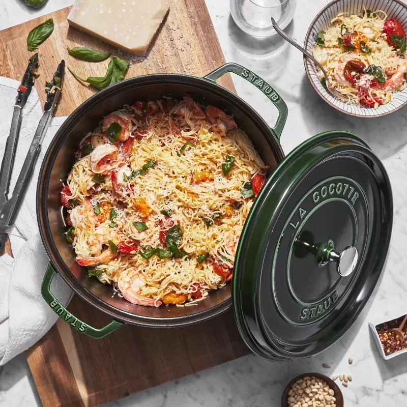 STAUB 1102885 Staub 7-qt Round Dutch Oven - Basil