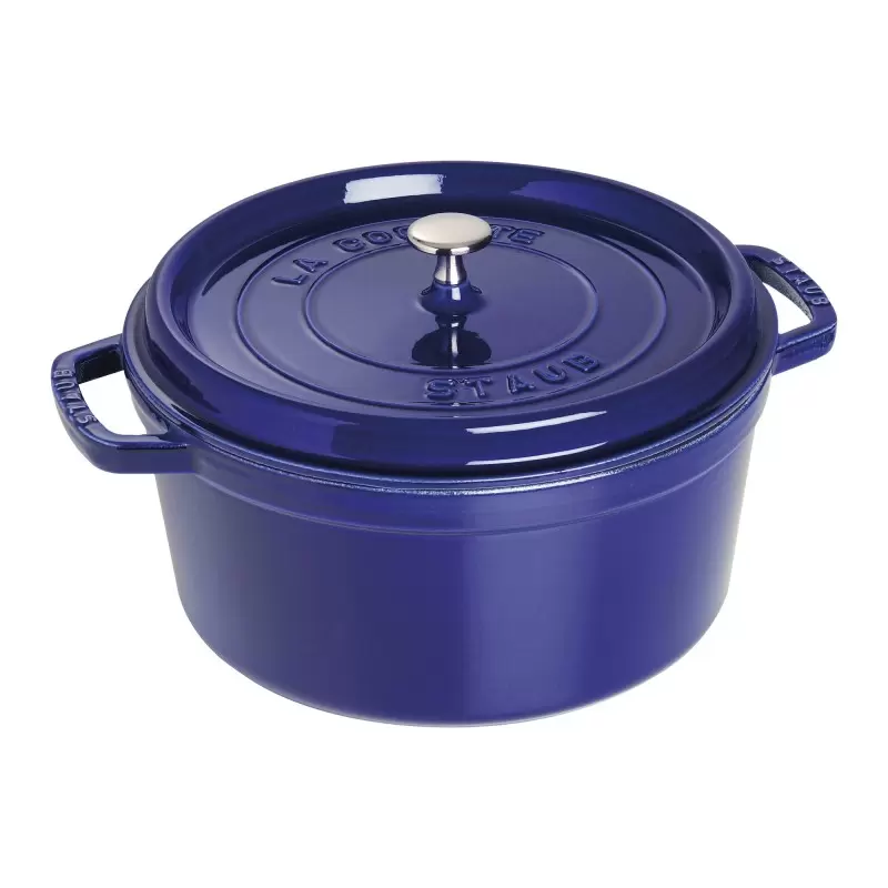 STAUB 1102891 Staub 7-qt Round Dutch Oven - Dark Blue