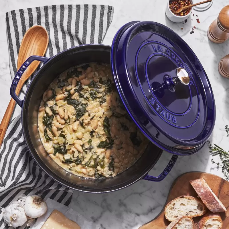 STAUB 1102891 Staub 7-qt Round Dutch Oven - Dark Blue