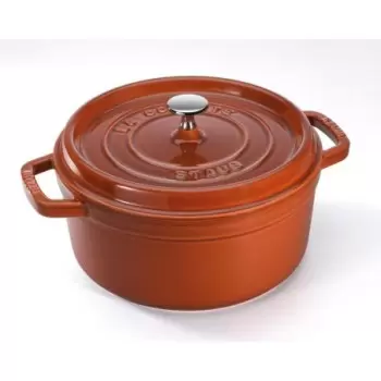STAUB 11028806 Staub 7-qt Round Dutch Oven - Burnt Orange