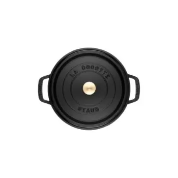 STAUB 1103025 Staub 9-qt Round Dutch Oven - Black